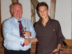 Neil Haigh Most Improved Young Player of the Year - Kieran Barrett - Presentation Evening 2009 - 25th September 2009